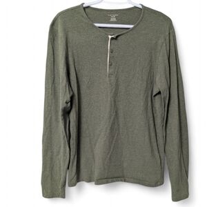 Club Monaco Henley Long Sleeve Shirt